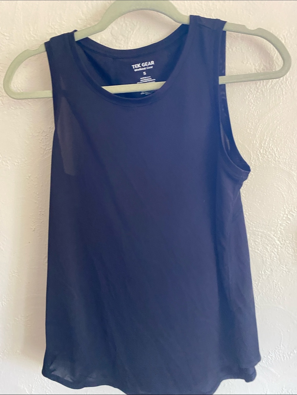 tek gear Navy Blue Sleeveless Athletic Tank Top